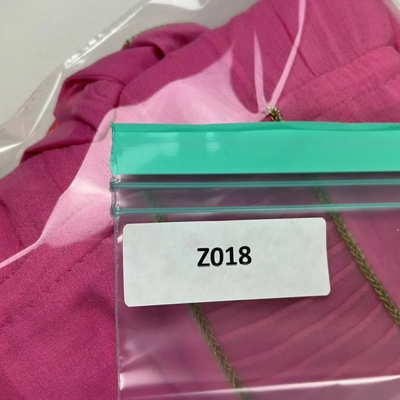 Color  Block Pink Mini Dress Cover-Up size Small - Picture 10 of 10